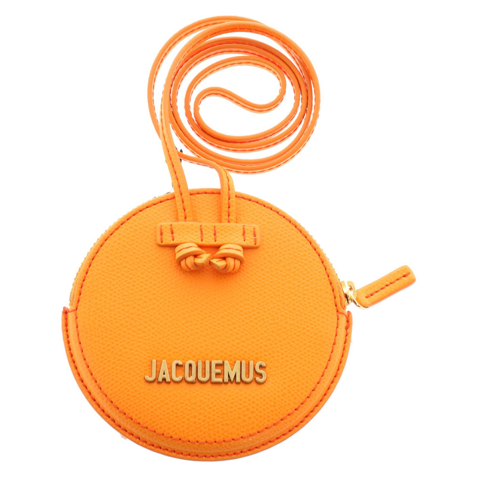 Jacquemus Täschchen/Portemonnaie aus Leder in Orange