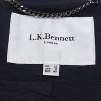 L.K. Bennett blazer court en bleu foncé