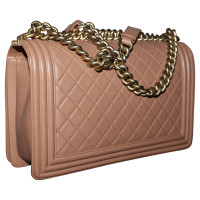 Chanel Boy New Medium Leather in Nude