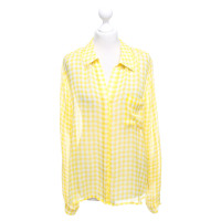 Diane Von Furstenberg Silk blouse with check pattern