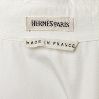 Hermès Tunika-Bluse in Weiß 