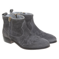 Golden Goose Bottines en Daim en Gris