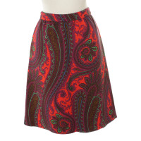 Miu Miu skirt with Paisley pattern