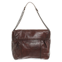 Tory Burch Handbag Leather in Bordeaux