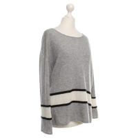 Dear Cashmere Sweater with striped pattern