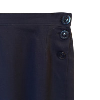 Yves Saint Laurent Skirt Wool in Blue