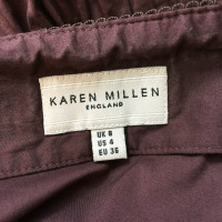 Karen Millen Jupe en coton marron