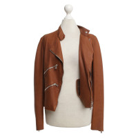 Thes & Thes biker jacket in brown