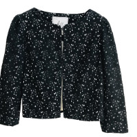 Milly Blazer aus Baumwolle in Schwarz