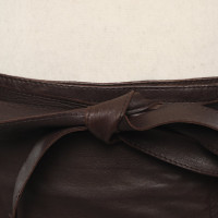 Max Mara Skirt Leather in Brown