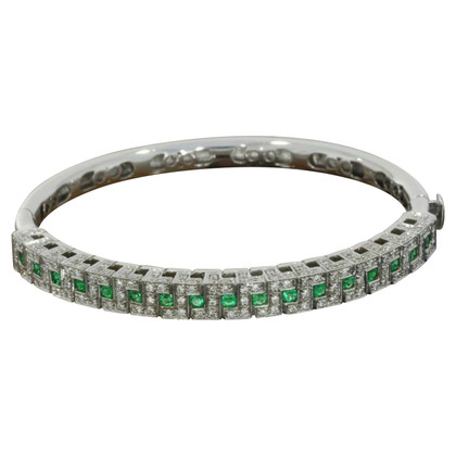 Salvini Bracelet/Wristband White gold in Green