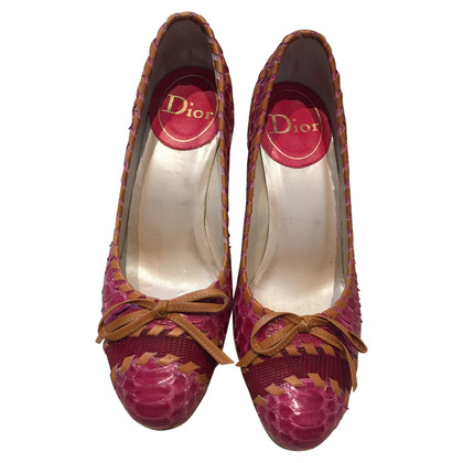 Dior Pumps/Peeptoes Leather in Fuchsia
