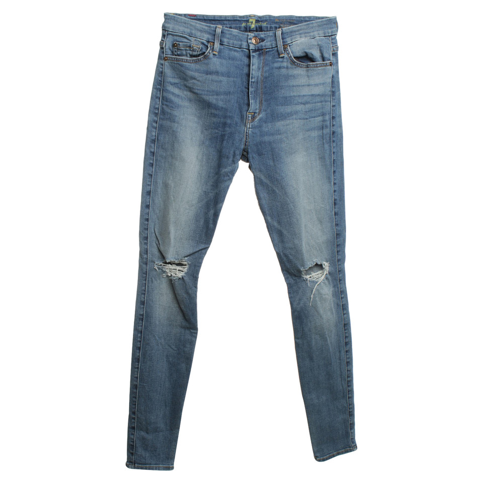 7 For All Mankind Jeans in a distroyed look