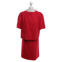 Max Mara Costume en rouge