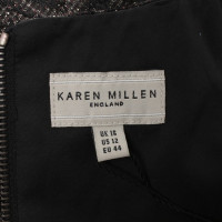 Karen Millen Kleid in Schwarz/Gold