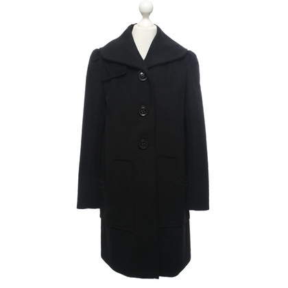 Hoss Intropia Jacket/Coat Wool in Black