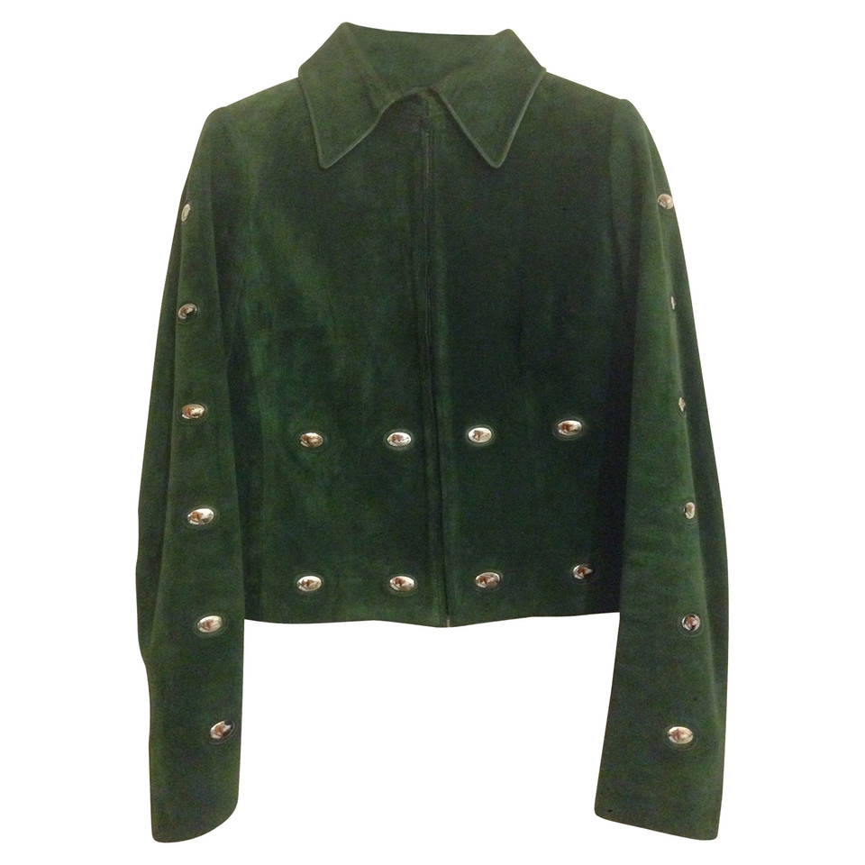 Gucci Jacket/Coat Suede in Green