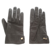 Louis Vuitton Handschuhe aus Leder in Schwarz