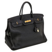 Hermès Birkin Bag en Cuir en Noir