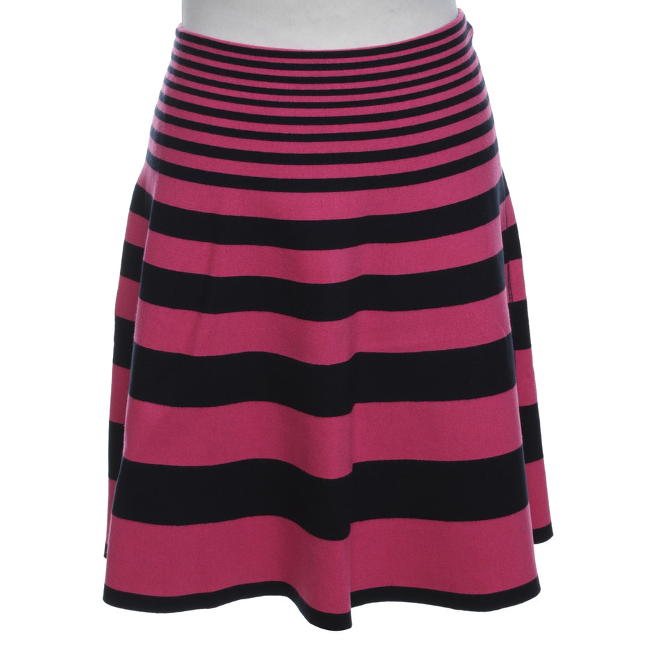 Marc Cain Striped bell skirt