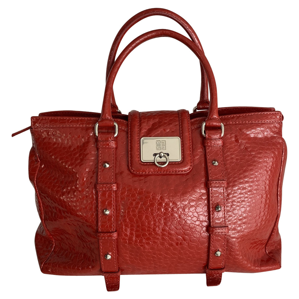 Givenchy Shopper Patent leather in Red