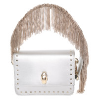 Just Cavalli Shoulder bag Leather in Silvery