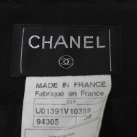 Chanel Wollrock in Schwarz