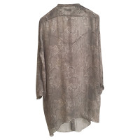 Acne Blouse dress with snake print