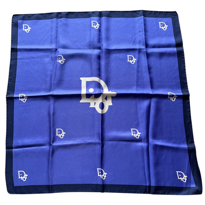 Dior Schal/Tuch aus Seide in Blau