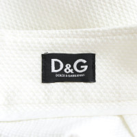 Dolce & Gabbana Anzug aus Baumwolle in Weiß