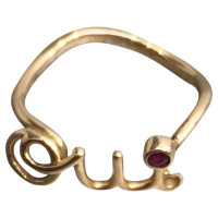 Christian Dior Ring Geelgoud in Goud