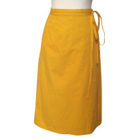 Bogner Sun yellow wrap skirt