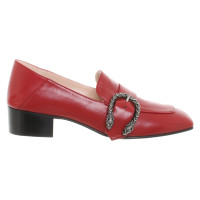 Gucci Pumps/Peeptoes Leather in Red