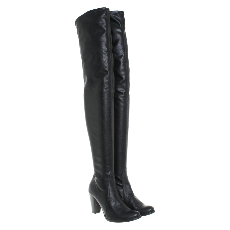 P.A.R.O.S.H. Overknee boots in black
