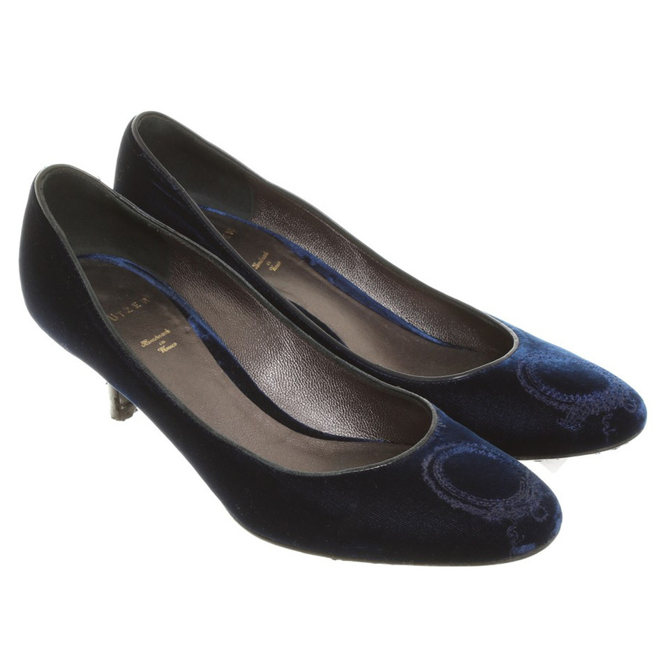 Unützer Velvet pumps in blue