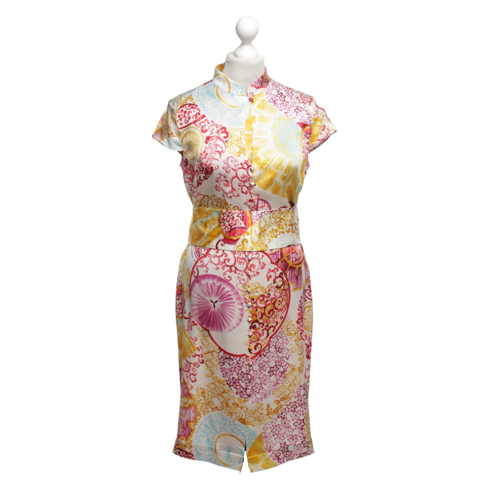 Laurèl Silk dress with patterns