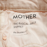 Mother Jeans en Coton en Nude