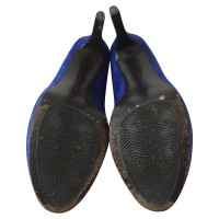 Diane Von Furstenberg Cobalt blue High Heels with plateau