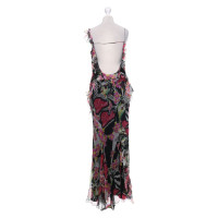 Christian Dior Silk dress with a floral pattern