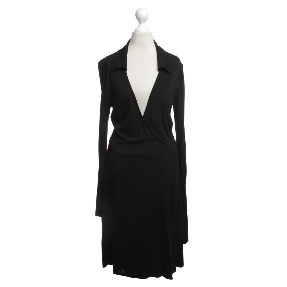 Diane Von Furstenberg Wrap Dress in Black