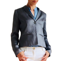 Calvin Klein Blazer Silk in Silvery