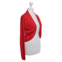 Allude Short cardigan in red