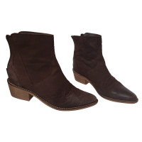 One Vintage Ankle boots Leather in Brown