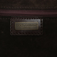 Dolce & Gabbana Handtasche mit Ponyfellbesatz