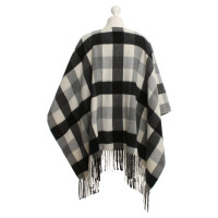 Michael Kors Poncho with check pattern