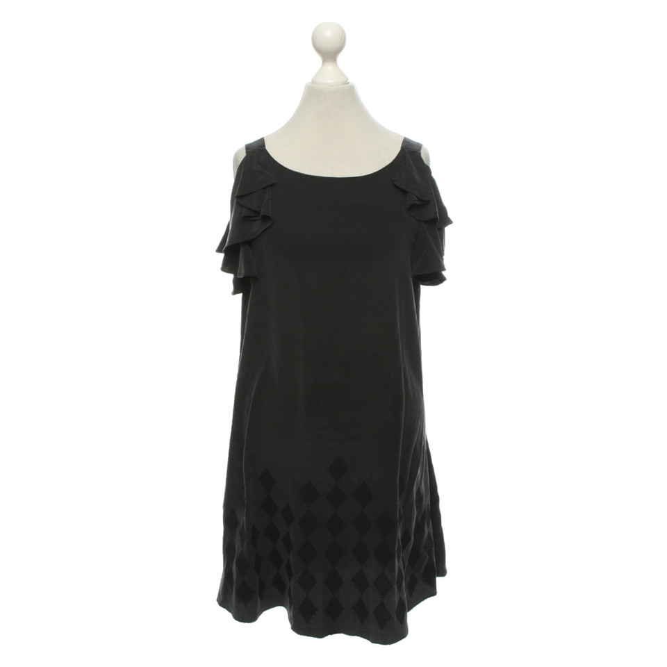 Armani Jeans Dress Silk in Black