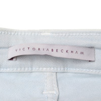 Victoria Beckham Skinny-Jeans in Hellblau