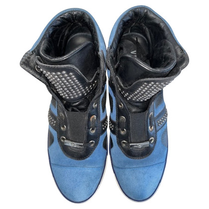 Versace Sneaker in Seta in Blu