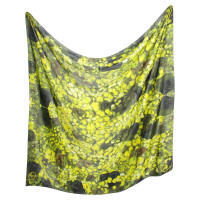 Alexander McQueen Silk scarf with floral print