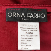 Orna Farho abito Maxi in rosso